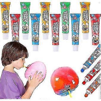 10Pcs Blow Plastic Bubbles Toys Large Bubble Balloons LL2