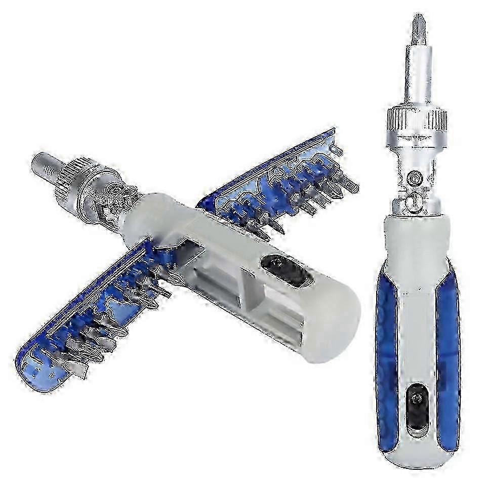 14-in-1 Ratchet Head Multi-Function Household Screwdriver Hand Tool
