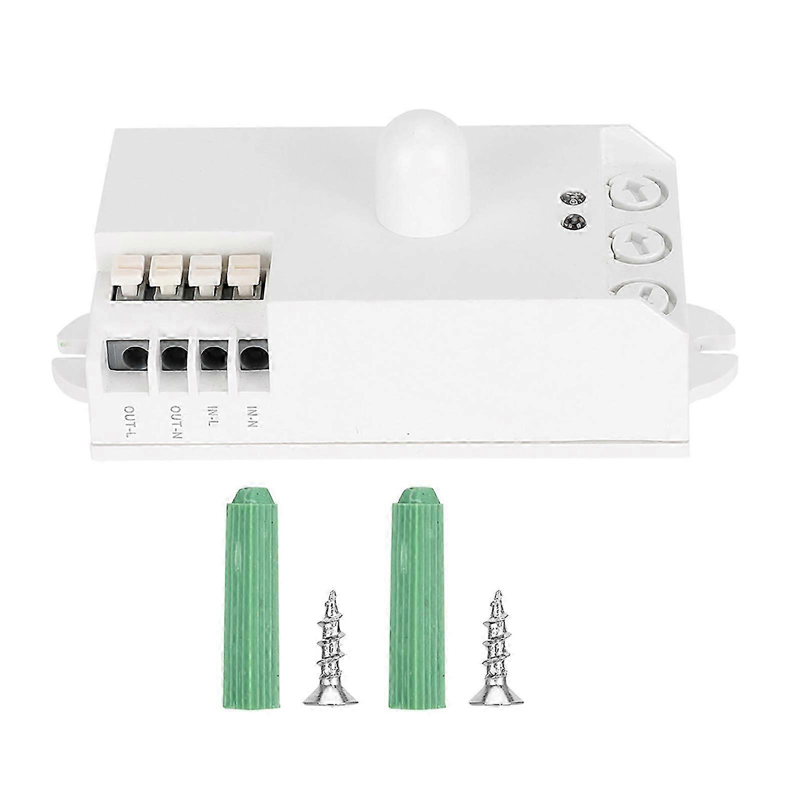 5.8GHz Rotary Adjustment Microwave Radar Sensor Motion Detector Smart Light Switch