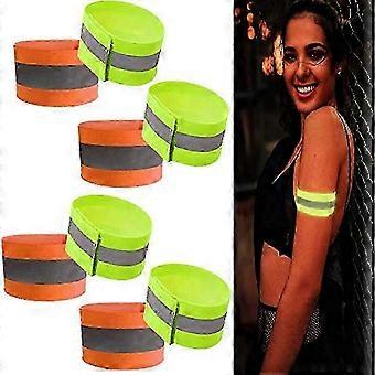 Lot de 8 bandes réfléchissantes haute visibilité pour homme et femme, équipement de course réfléchissant P2025041800960