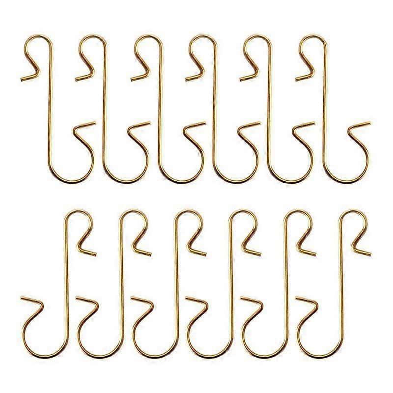 Bendable Rust-Resistant Metal Hooks For Christmas Trees