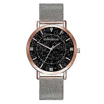 Women's Quartz Movement Wrist Watch Mesh Band Classic Round Dial Gift