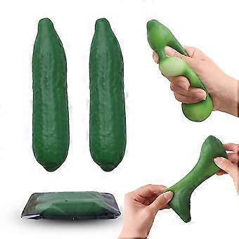 Jumbo Slow Rising Cucumber Fidget Toy,Super Soft Sensory Squeeze Ball,Anxiety&Stress Relief Novelty Toy,Relaxing Decompression Gift for Adul_ynap