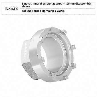 Bicycle Disc Locking Ring Removal Tool Compatible with ROTOR Crank Discs | TL-S23