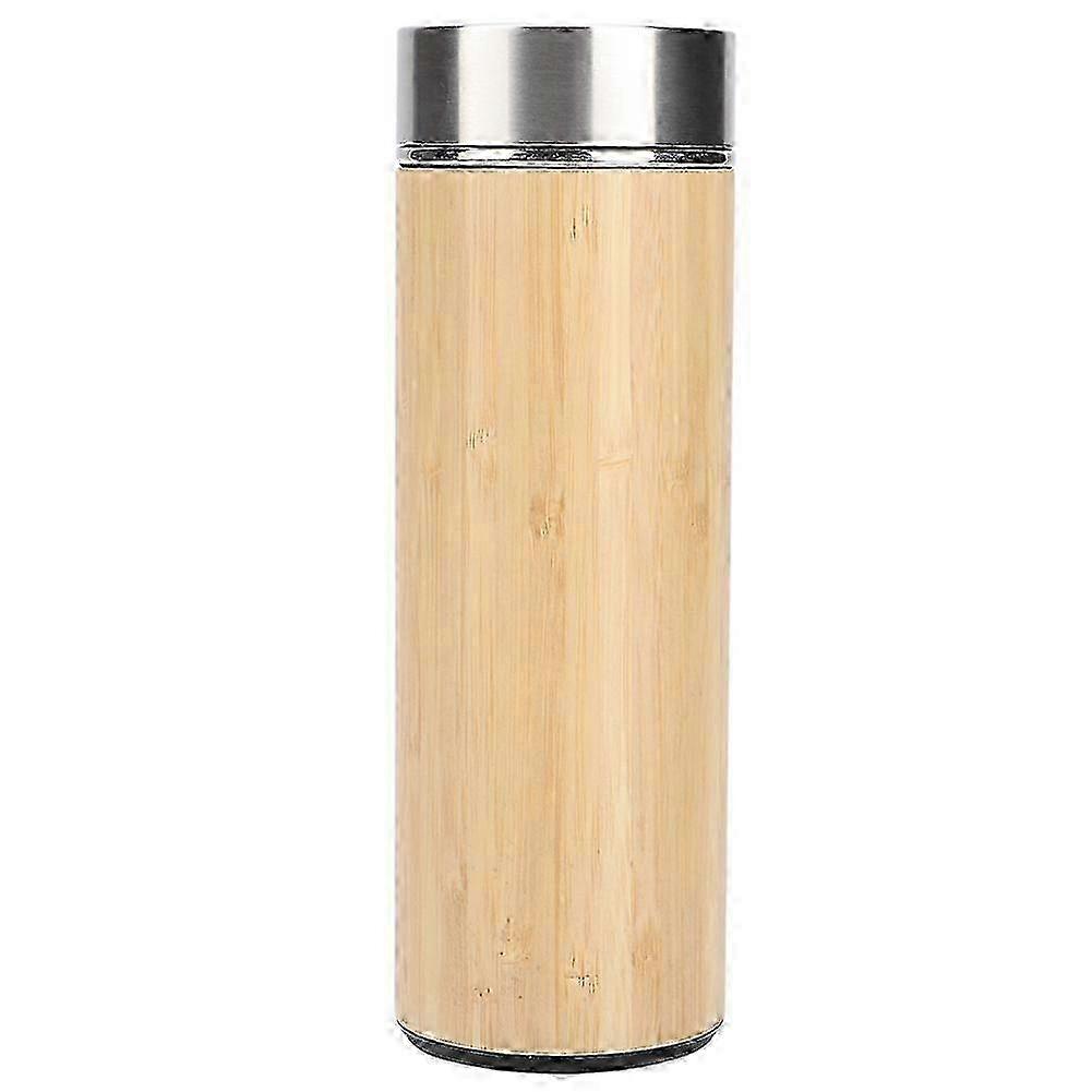 350ml Dual-Temp Bamboo Stainless Vacuum Cup