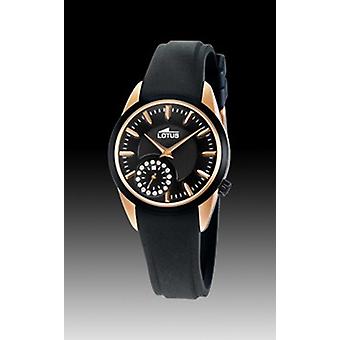 Lotus Vulcan Quartz Analog Woman Watch with L9991/3 Rubber Bracelet