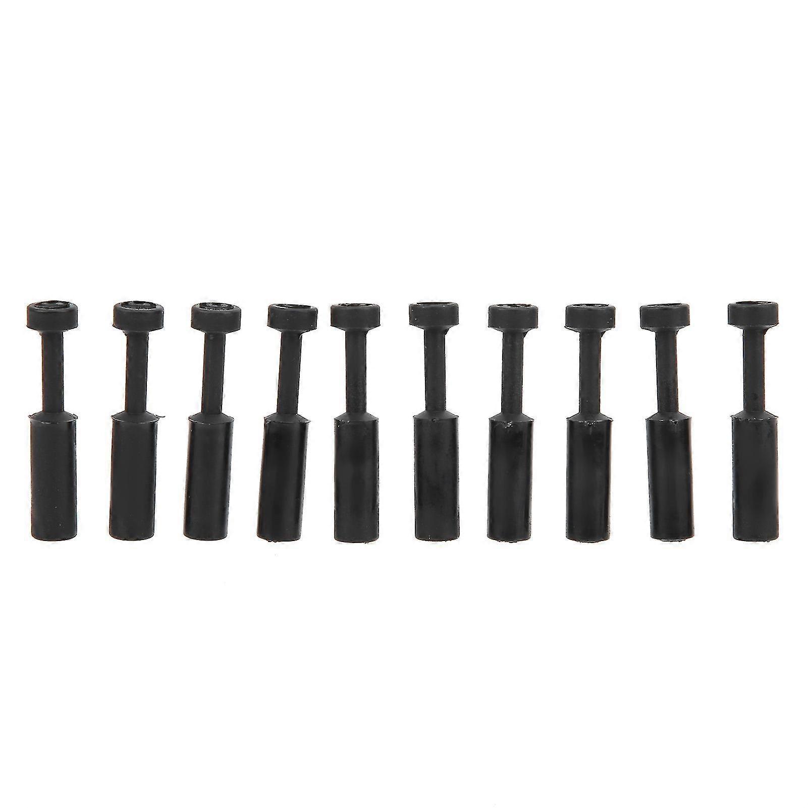 Ouitble End Plug Pneumatic Composite Plug Connector 1/4in Pipe End Plug Accessory, 100pcs