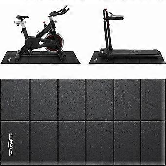 Foldable Treadmill Mat - 140 x 60 x 0.6 cm - PVC - Non-slip Floor Protection.