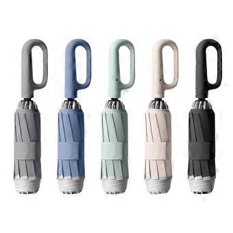 Compact Travel Umbrella with Reverse Close Design, Automatic Open/Close, Windproof Ribs for Outdoor