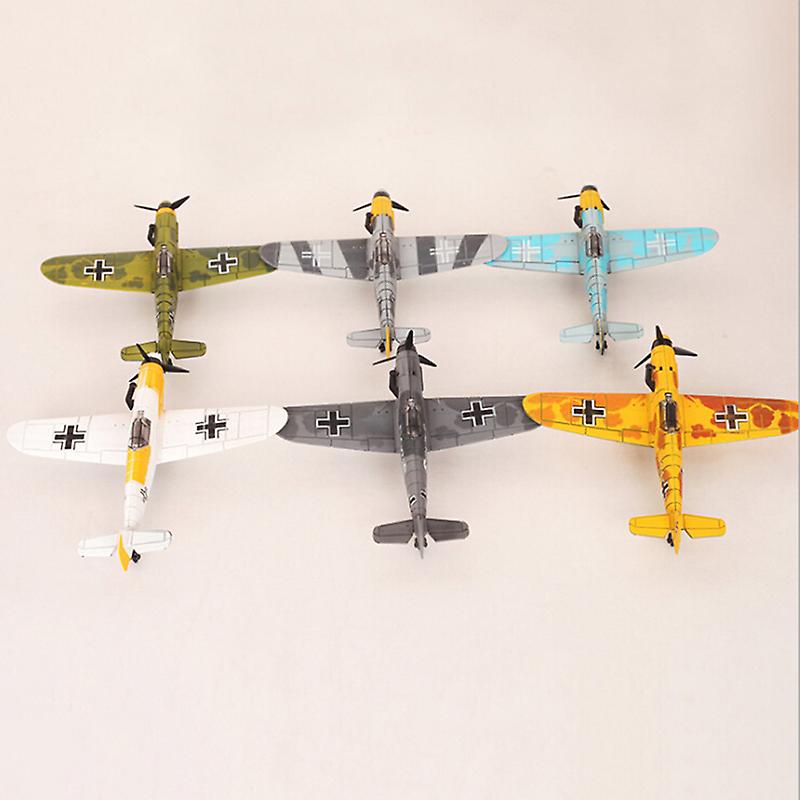 1pc 1/48 Scale Assemble Fighter Model Toys Combat Aircraft Diecast War-ii