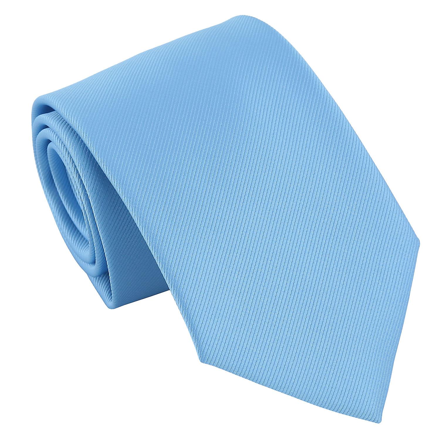 Cornflower Blue Plain Twill Tie