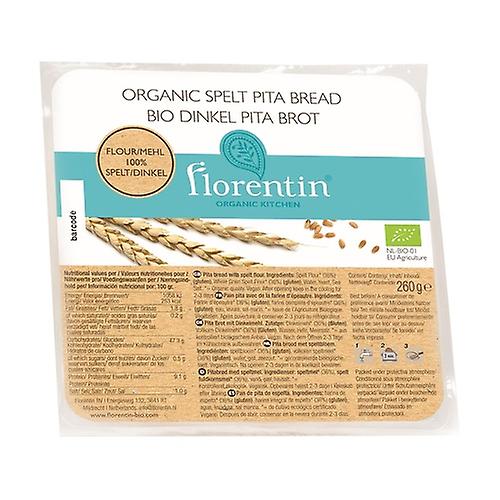 Organic spelled pita bread 4 units