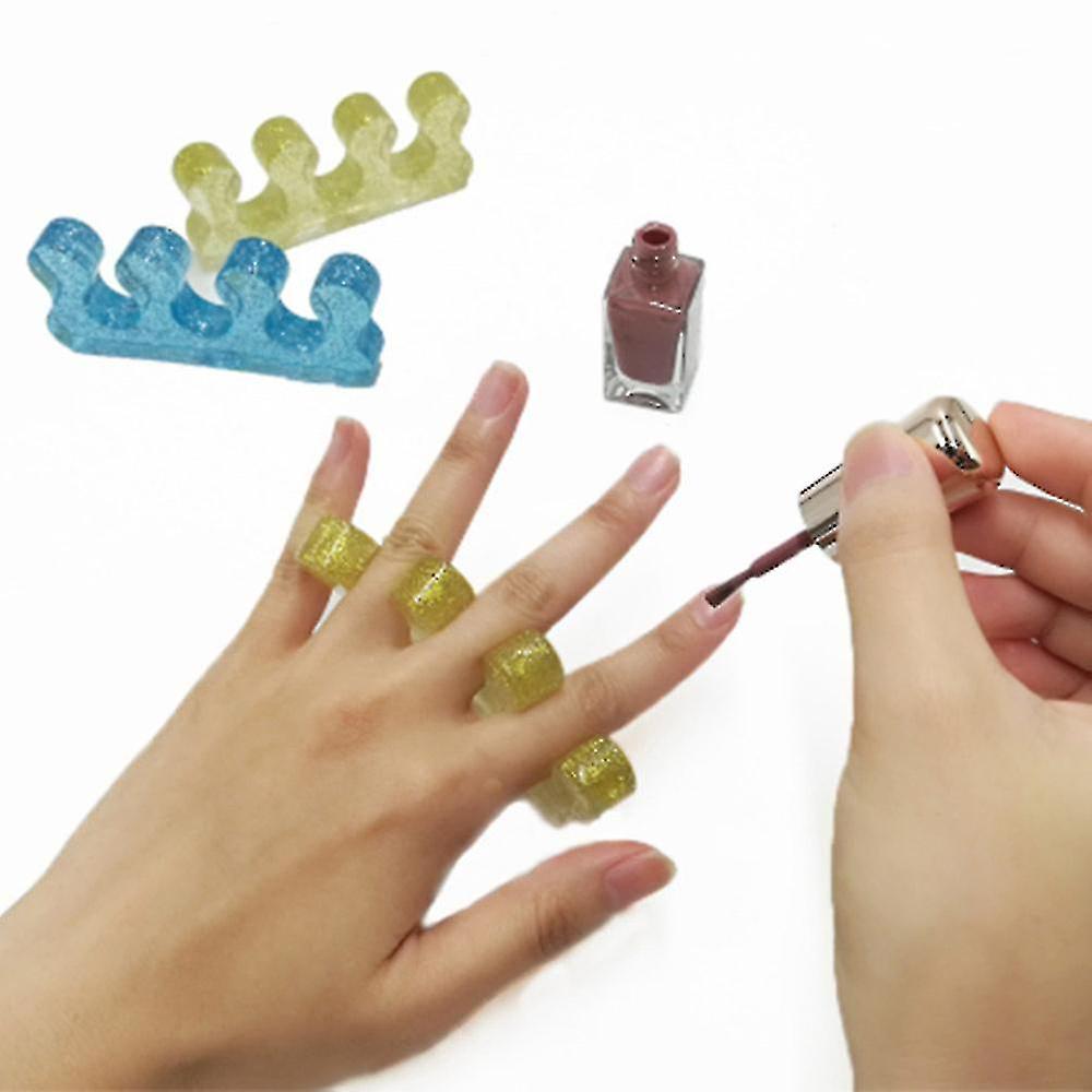 1pair Foot Valgus Split Toe Fixator Toe Overlap Corrector