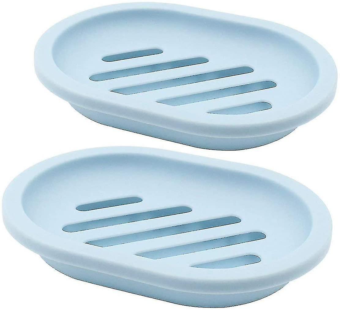 2 Pack Of Soap Dish With Drain