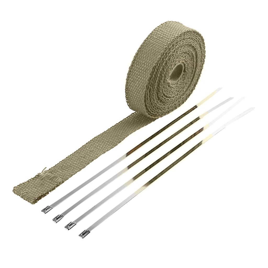 Uitlaatpijp Heat Header Wrap Isolatie Thermische Tape Roll 1 '' X 16 Feet