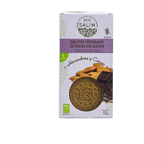 Organic cocoa almond oatmeal cookies 135 g (Cocoa - Almond - Oats)