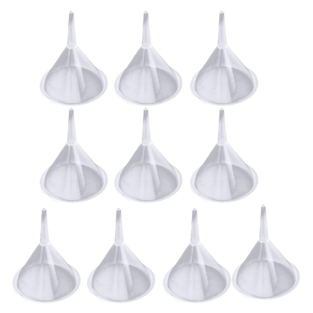 10pcs Transparent Portable Travel Plastic Mini Funnels For Perfume Diffuser
