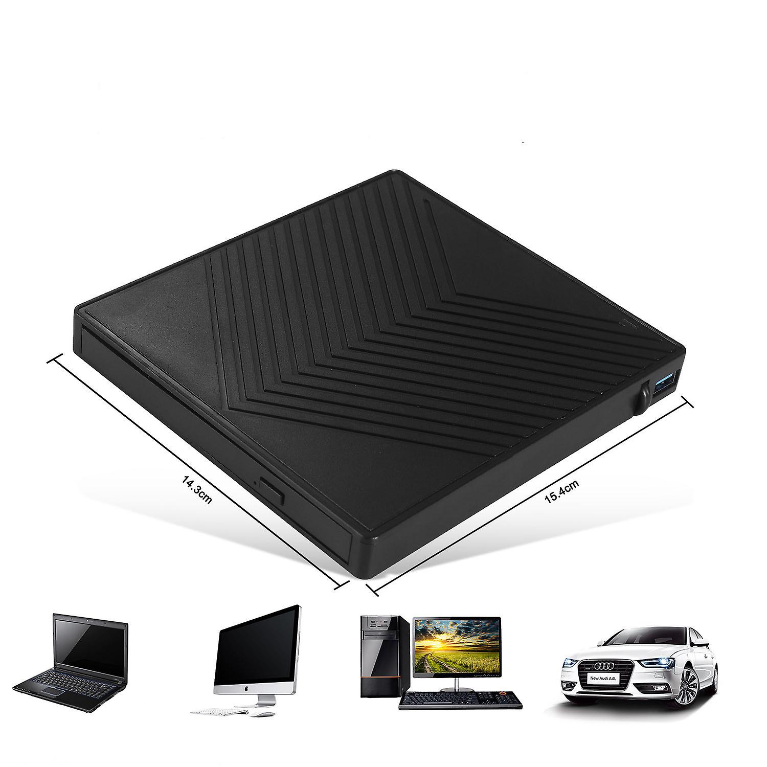 Ultra Slim Cd Burner Usb 3.0 Multi-Port Plug-In Optical Drive Computer Dvd Burner External Cd Dvd Drive