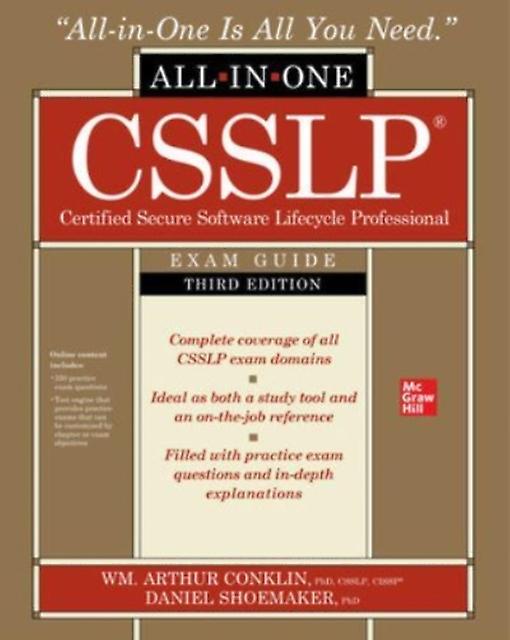 Csslp Certified Secure Software Lifecycle Professional Allinone Exam Guide Third by Daniel Shoemaker Paperback Book