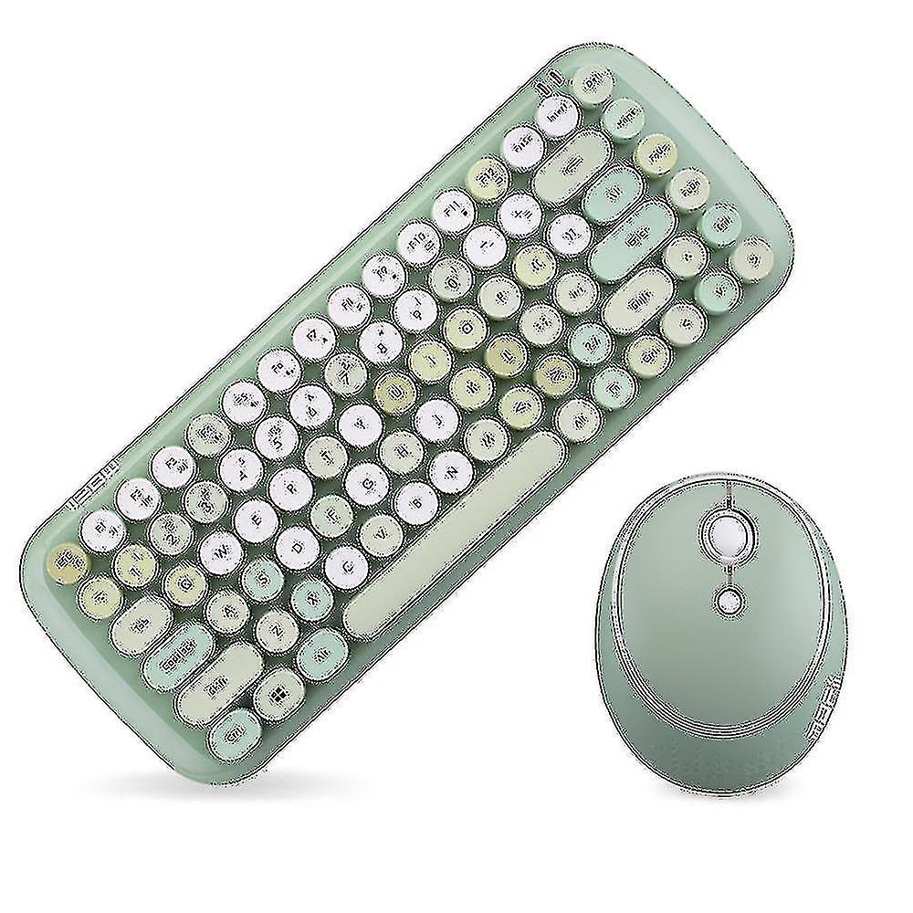 Mofii Wireless Mini Candy Keyboard Mouse Combo Set Mix Color 2.4g