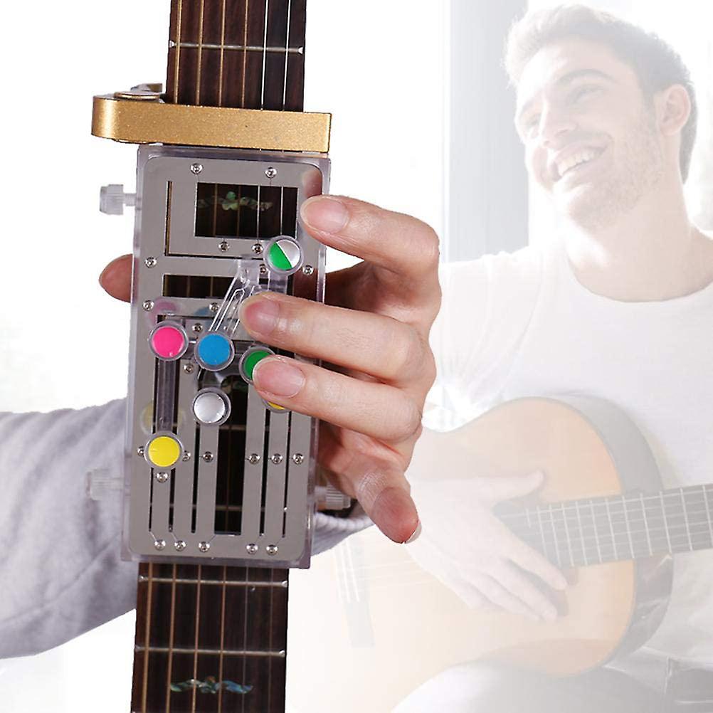 Guitar Chord Practice Tool Guitar Learning System Teaching Practice Aid with 6 Universal Chords