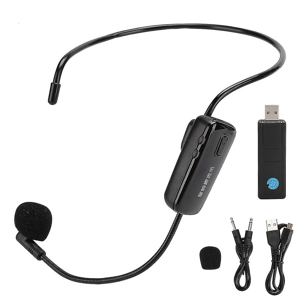 UHF USB Universal Wireless Head Wear Microphone Mic for Speaker Loudspeaker