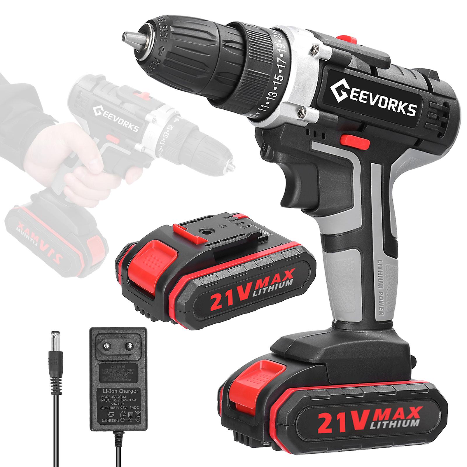 21v Multifunctional Electric Impact Cordless Drill High-power