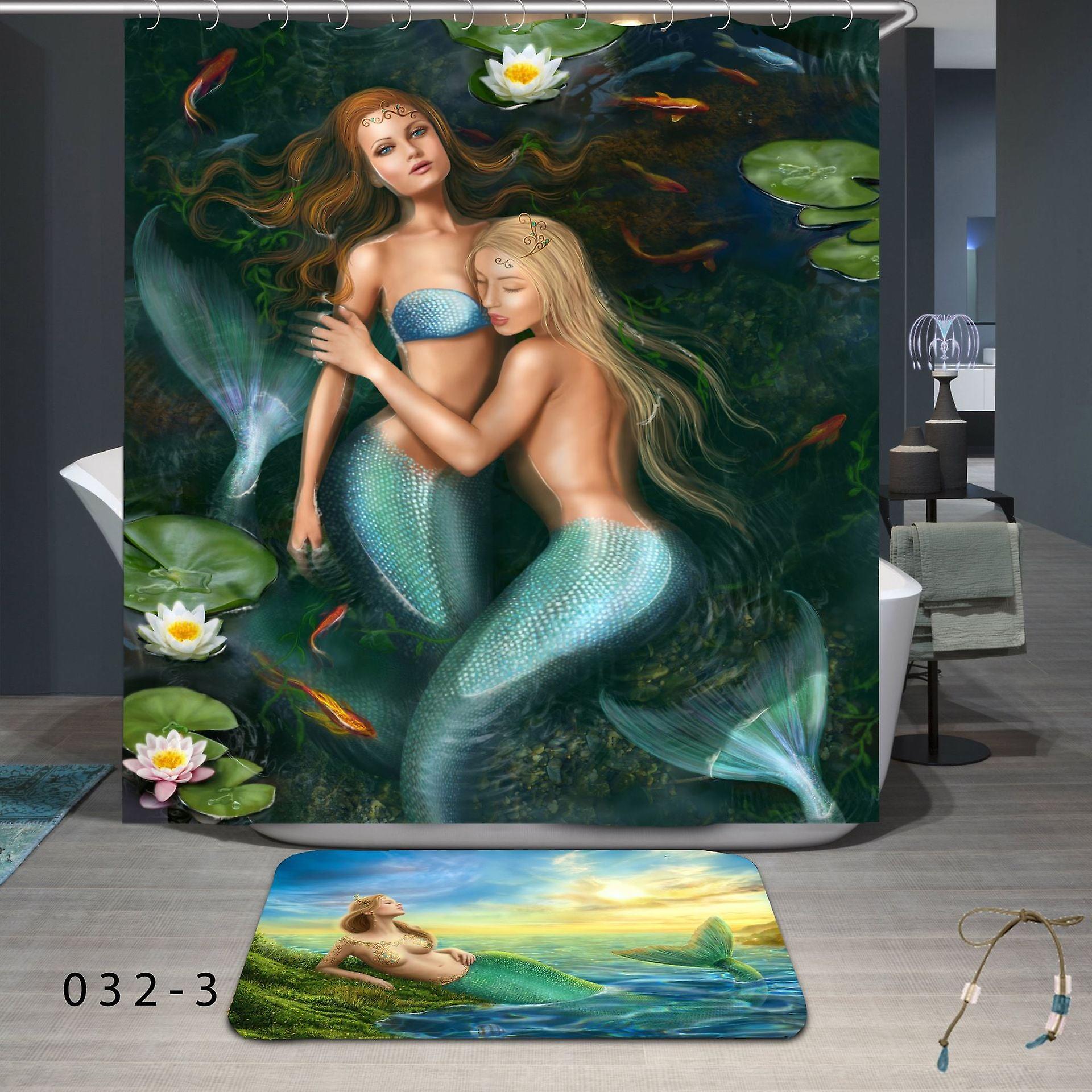 Waterproof And Mildew Thick Shower Curtain