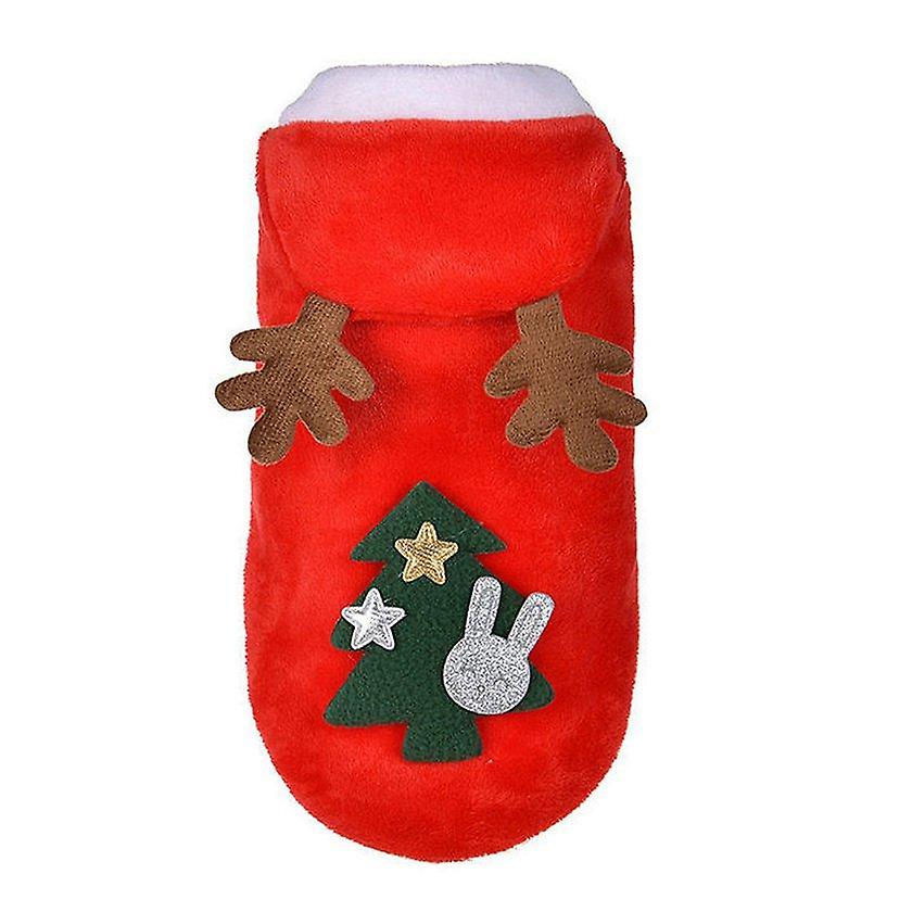 Cozy Dog Christmas Clothes Sweater Dog Hoodies Clothing Jacket Coat Xmas Costume