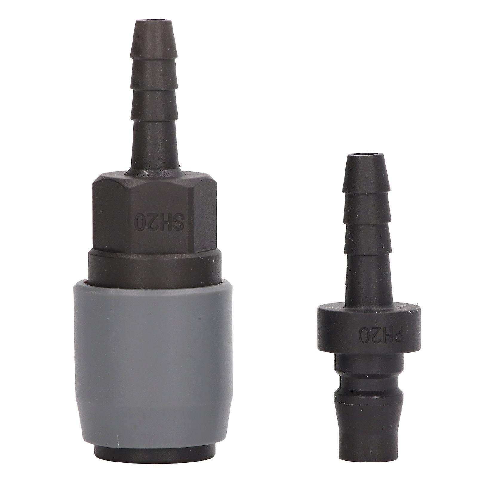 Pneumatic Quick Connector C Type PU Tube Fitting Gas Air Pipe Self Locking Coupling Accessories(SH20+PH20 )