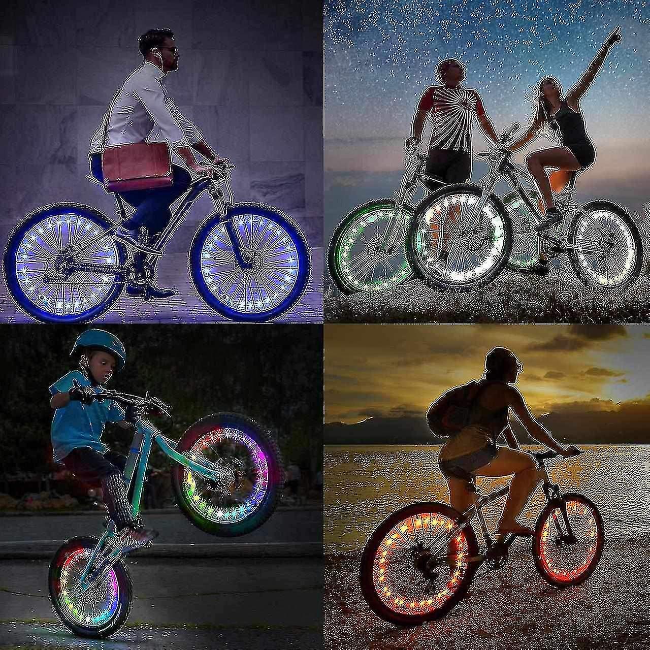Bicycle Wheel Lights-bicycle Led Lights, Bicycle Led String Lights(2 Pieces)