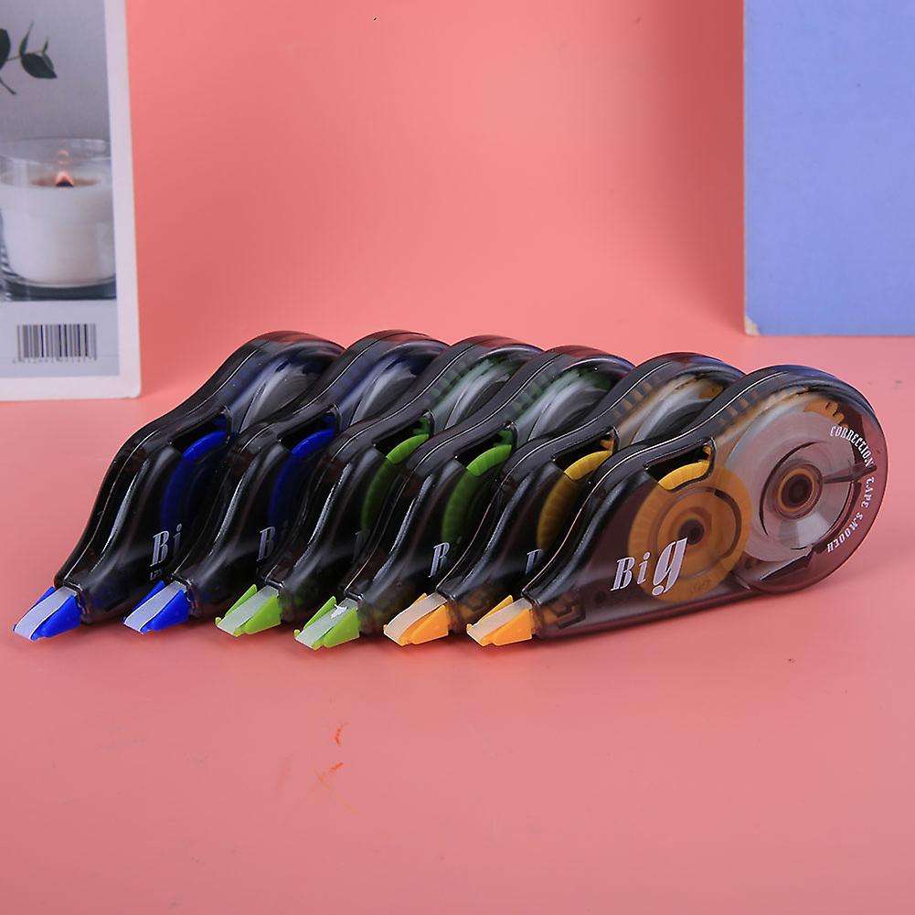 6 Pack Resin Correction Tapes Large Capacity School Stationery 12 Meters Long