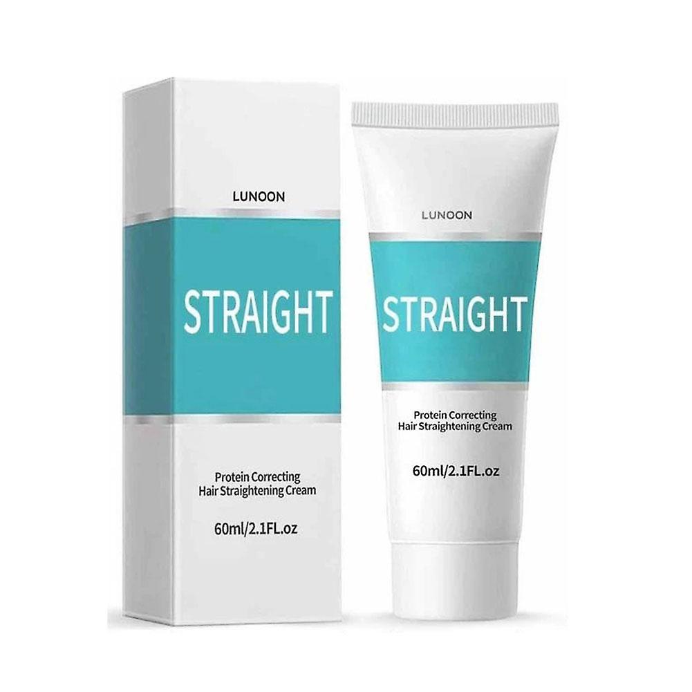 60ml(A)$ Protein straightening cream to smooth frizzy and split ends, repair damaged hair, no need to straighten hair care cream