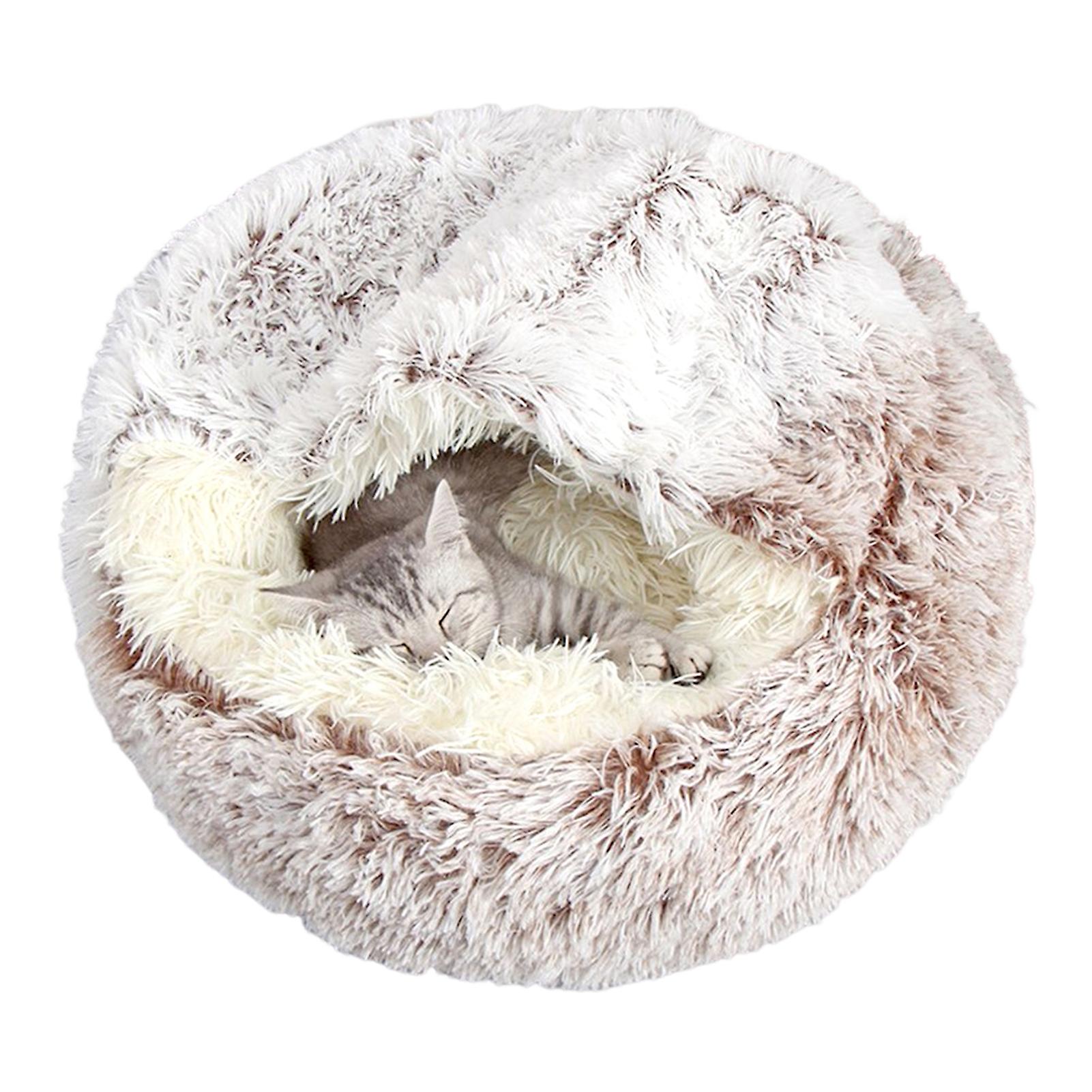 Cat Mat Warm Four-Season Universal Semi-Closed Thickened Winter Warm Nettle Cat Mat Plush Doghouse Cat House