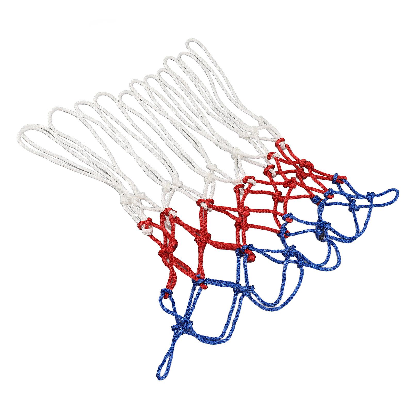 Basketball Net Professional Basketball Net Replacement Polyester All Weather Anti Whip Basketball Net for Training Match