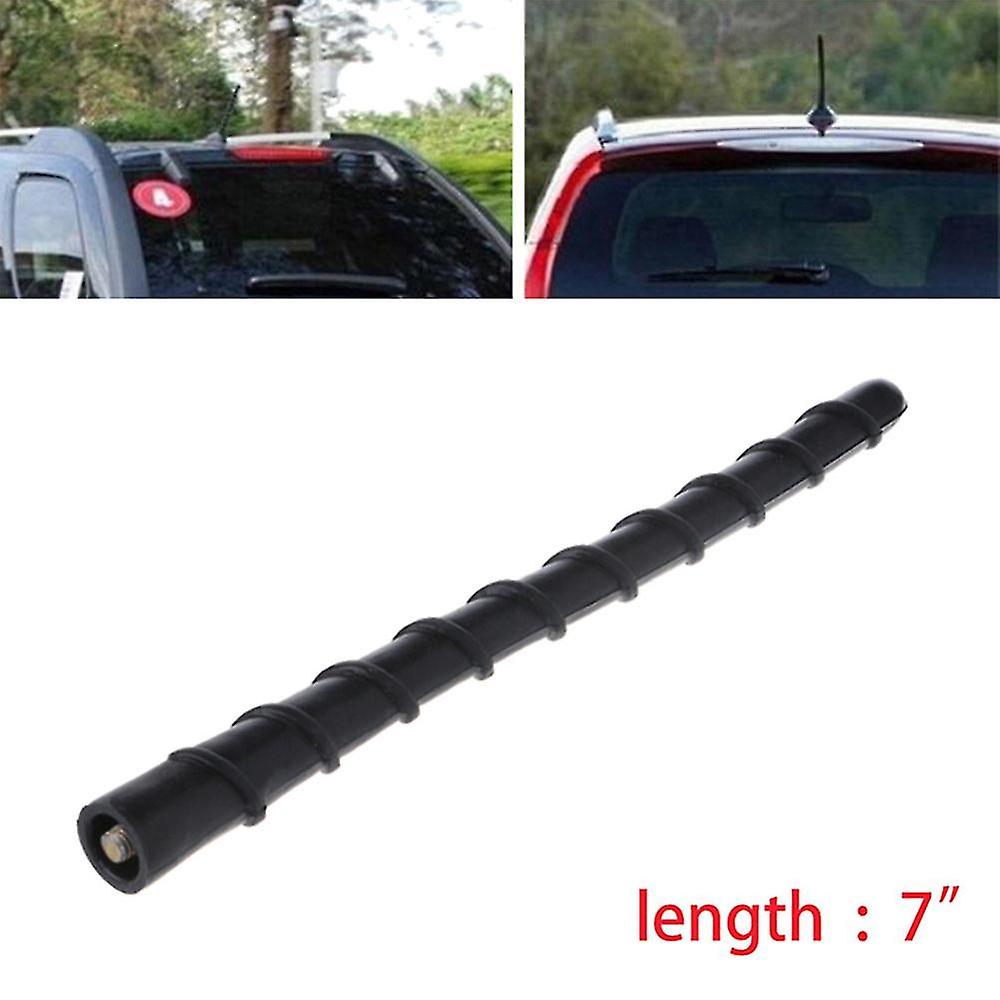 7" Rubber Spiral Replacement Antenna Mast For Hyundai & Kia Vehicles - AM/FM, Direct Fit, 2-Year Warranty