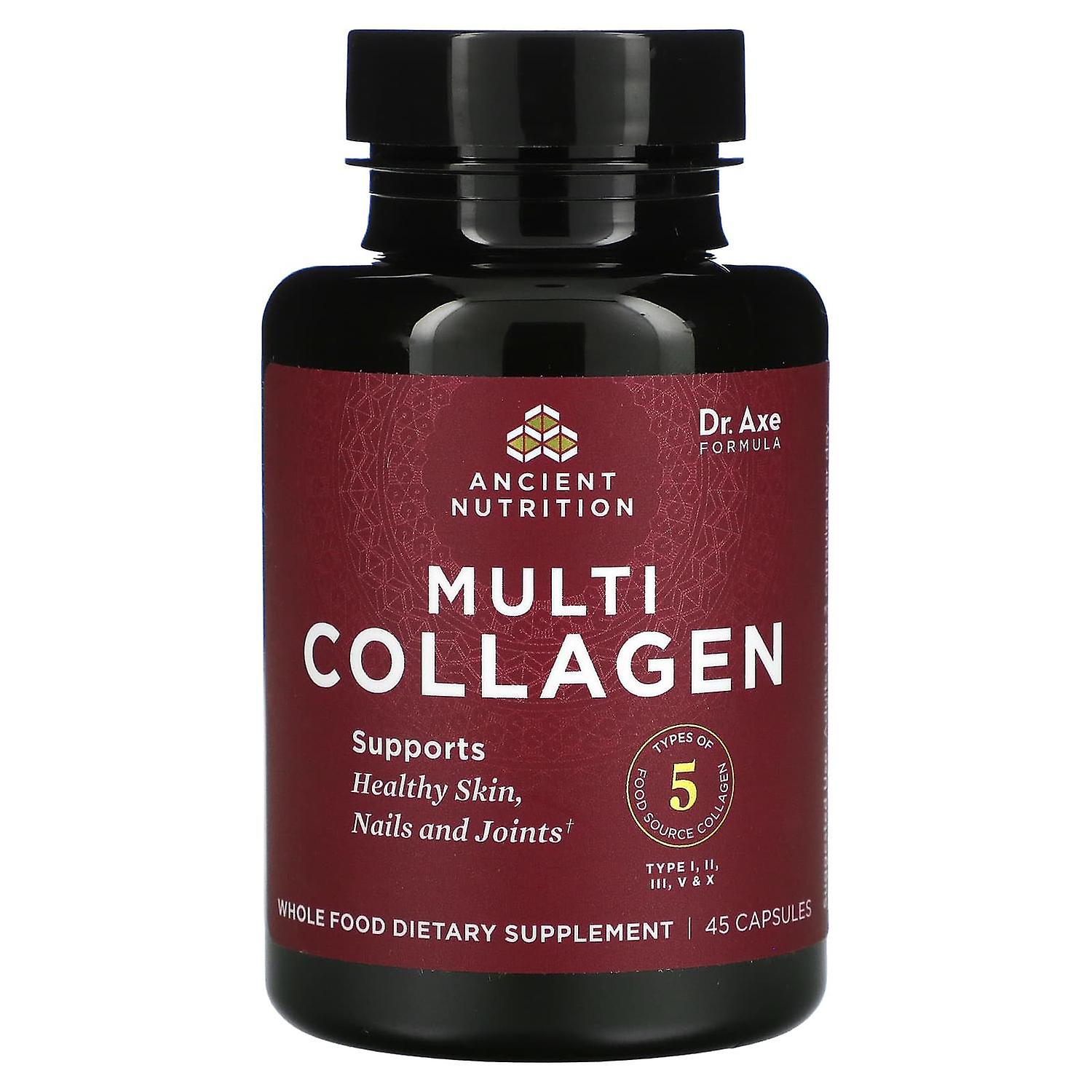 Dr. Axe / Ancient Nutrition, Multi Collagen, 45 Capsules