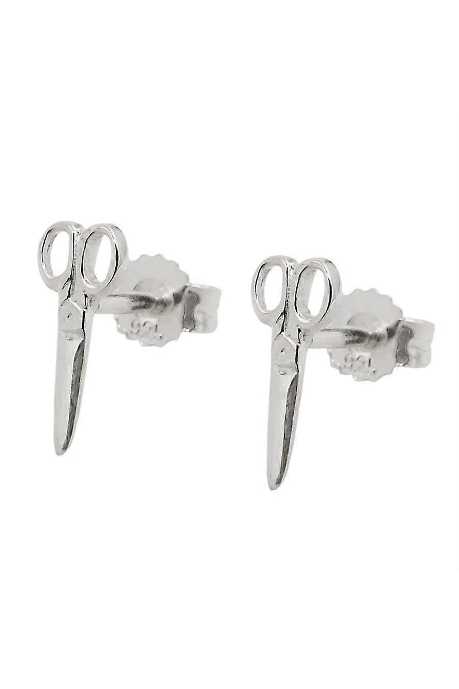 Stud Earrings Scissors Silver 925 - Gl93641