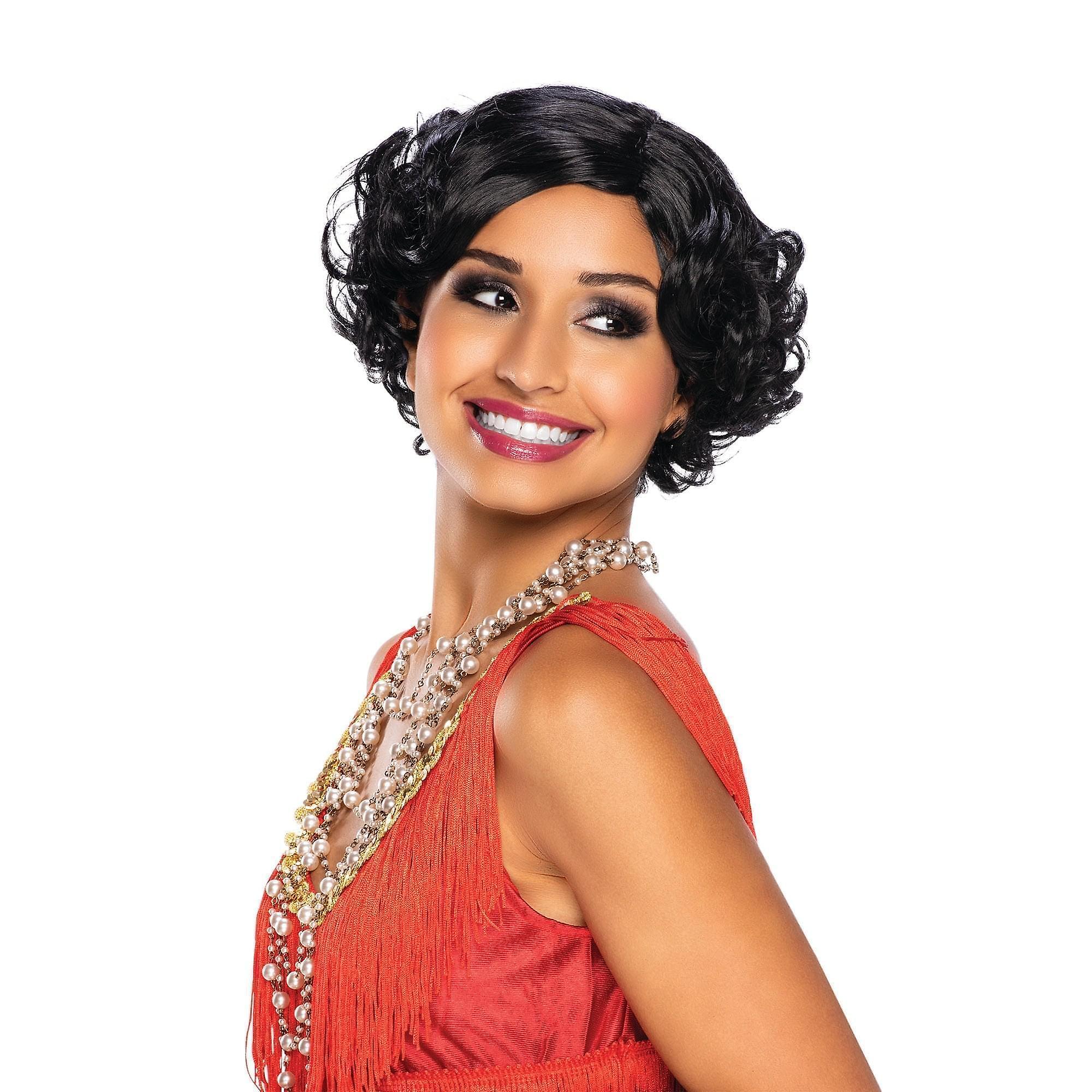 1920S Classic Black Wig Bw966