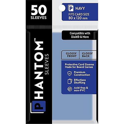 GLOSS GLOSS High Quality Navy Phantom Sleeves 50 Pieces Fir Card Size 80x120mm