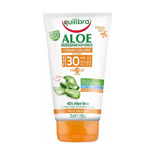 Aloe Sun Cream SPF 30 Travel Size 75 ml of cream