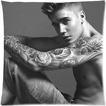 Justin Bieber Pillow Cases Cushion Case (45cmx45cm)