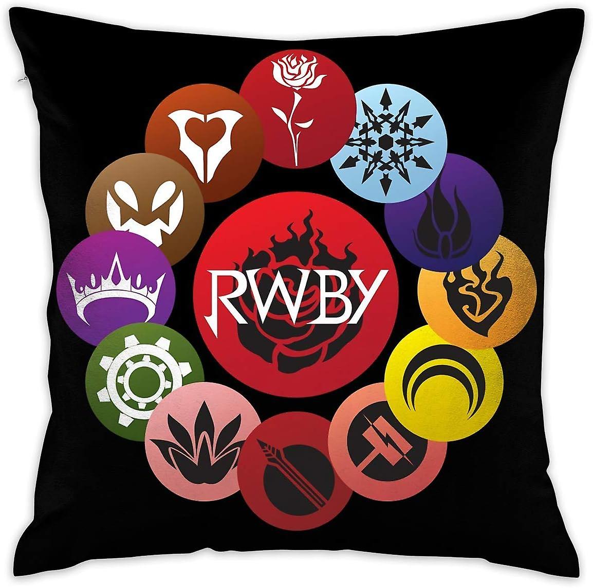 RWBY装飾クッションカバー枕カバーケース枕カバー45x45cm(18 "x18") -pl2309