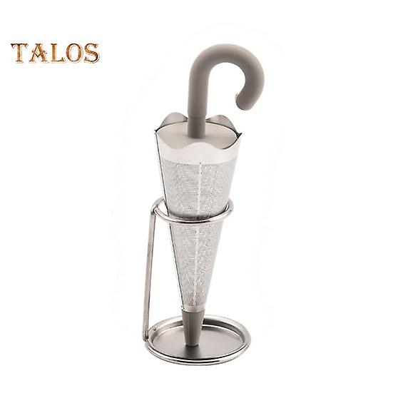 Tea Infuser Umbrella Shape Food Grade Stainless High Temperature Resistant Spice Strainer Filter Mesh Tea Maker Teapot Tool Teaweare