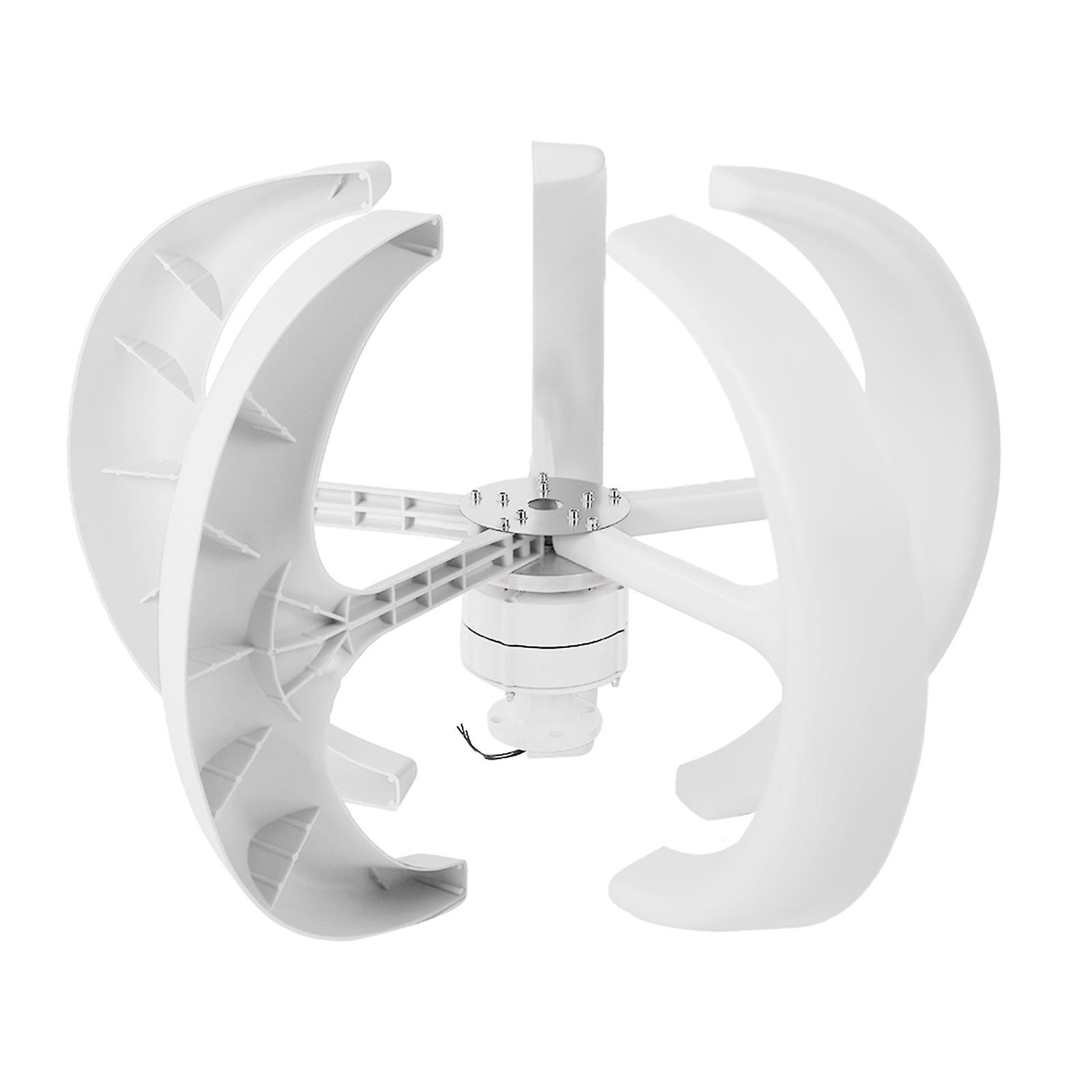 600W DC12V Wind Turbine Vertical Wind Generator Kit Electricity Producer Equipment white