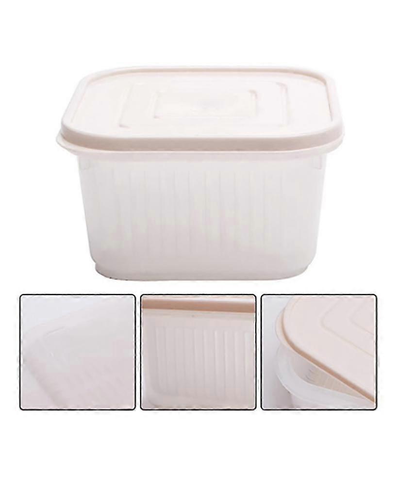 Creative sealed drain box kitchen refrigerator fruit vegetable drain storage box