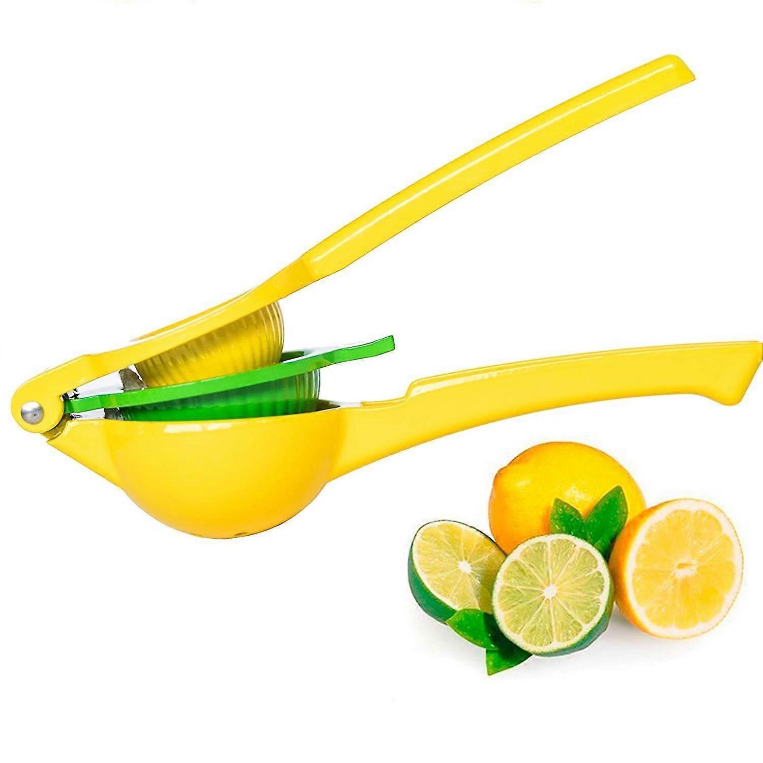 2-in-1 Lemon Squeezer, Orange Squeezer & Lime Squeezer (Yellow-Green)