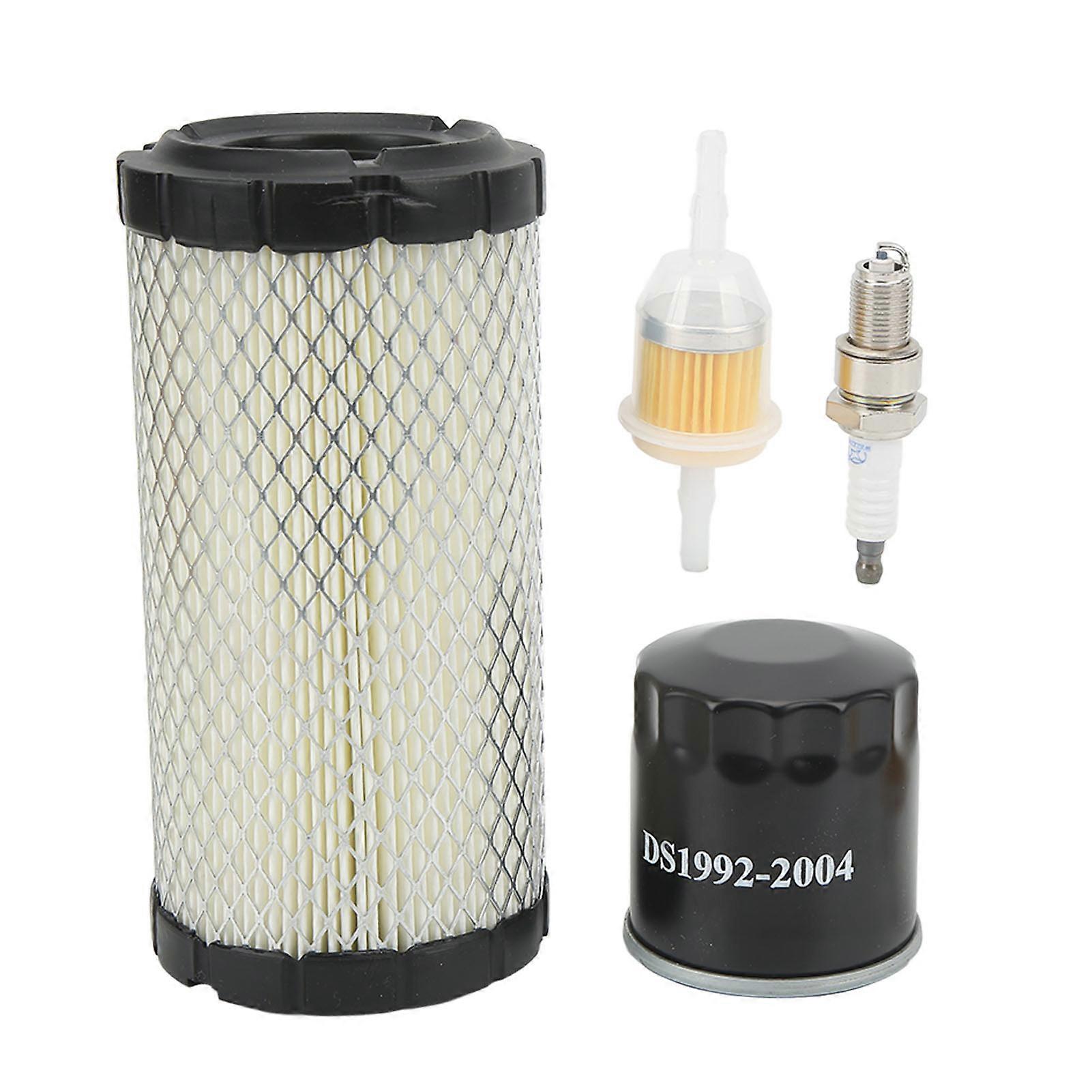 Club Car Air Filter Element Fuel and Oil Filter Spark Plug Set 28463G01 Replacement for EZGO RXV 2008?up Gas
