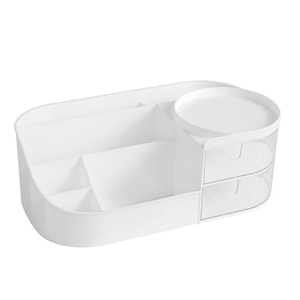 منظم العناية بالبشرة ، منظم مكتب مكياج مع أدراج ، منظم كونترتوب لمستحضرات التجميل ، فرشاة الغرور مع حامل S