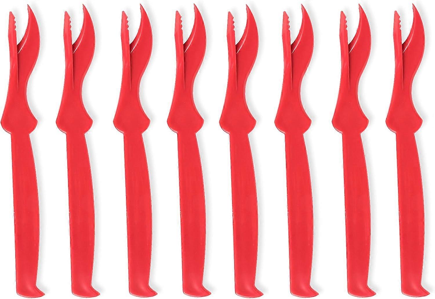 Seafood Sheller, Pack of 8, Red